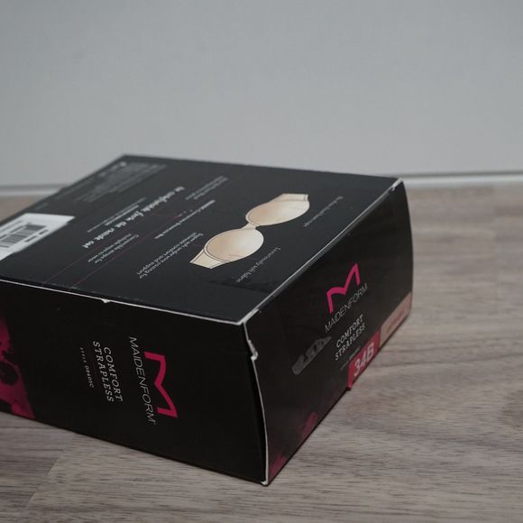 NEW Maidenform Comfort Strapless 6 in 1 Color Nude Bra Size 34B - Picture 2 of 5